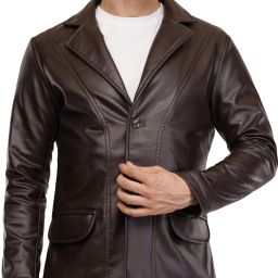 Men Solid Single Breasted Casual Blazer-image-44