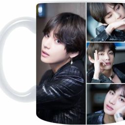 BTS BBMAS V KIM TAEHYUNG COLLAGEÂ , BTS KOREAN SINGER COLLAGE , BANGTAN SONYEONDAN , PRINTED GIFT FOR FRIENDS Ceramic Coffee Mug-image-6
