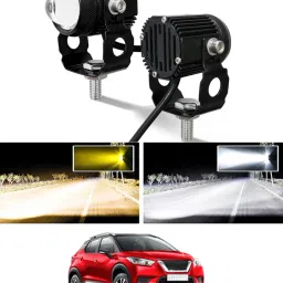 2Pcs Twin Mini LED Lights High/Low Beam Amber & White For KICKS Nissan 2021 Fog Lamp Car, Motorbike, Truck, Van LED for Nissan (12 V, 55 W)-image-63