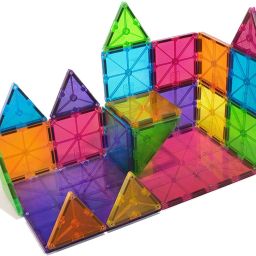 Magnetic Building Toys, Clear Colors Set(100 Pieces)-18