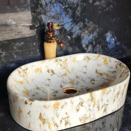 PREMIUM GRADE CERAMIC's Designer Table Top Wash Basin ( 12.5 * 20 ) Table Top Basin-image-51