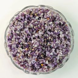 Amethyst Chips Dust Raw Rough for Reiki Healing Meditation Polished Asymmetrical Crystal Stone-image-49