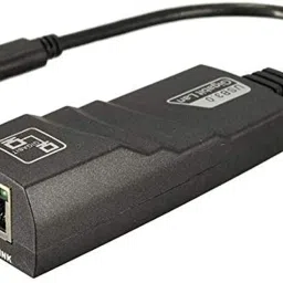 VRISH USB C to Ethernet Adapter RJ45 Type-C Gigabit Ethernet LAN Network Adapter Type C Gigabit RJ45 LAN Network Compatible with laptops desktops Mak-Book Lan Adapter image 3