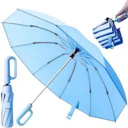 UV with Carabiner HandleforTravel Rain and Sun Automatic Open Close Umbrella-picture-28