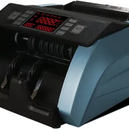 Drop2Kart Automatic Cash Counter with UV/MG Fake-Bill Detection, All INR Currency Support, Big TFT LED Display with Fake-Note Alarm Note Counting Machine-0