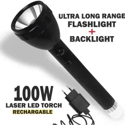 LED Rechargeable Flashlight 100W Night Lamp Converter Waterproof 9050 Torch-21