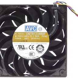 Electronic Spices AVC DBTB1238B8F Server - Square Fan P045, DC 48V 1.56A DBTB1238B8F Rack Server-12
