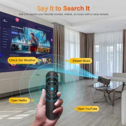 Torexo HM103 | Android 13 | FullHD | 2GB/16GB | WiFi6/BT5 | 270° Rotation | Auto Focus (6000 lm / 1 Speaker / Wireless / Remote Controller) Portable Projector image 3