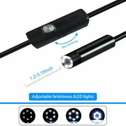 SIOVS 5M 6LEDs Wireless Endoscope WiFi HD Camera for iPhone Android Security Camera image 3