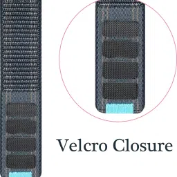 ACM Sliding 44mm 49mm Watch Strap Nylon Soft for Pebble Frost Pro Smartwatch 1593681 mm Fabric Watch Strap image 4