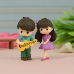 Car Dashboard Cute Couple | Idols | Interior Decoration Accessories Decorative Showpiece-5 cm-image-77