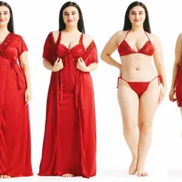 xpiox Pack of 6 Women Nighty Set-picture-0