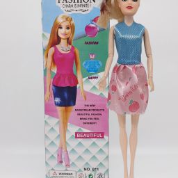 Movable fashion doll set with movable legs.(multicolor)-image-14