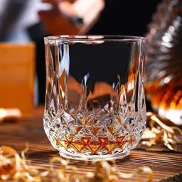 (Pack of 6) Crystal Whiskey Glasses for Drinking Bourbon, Whisky, Scotch, Cocktails Glass Set Whisky Glass-image-26