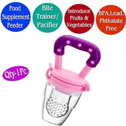 Baby Food Fruit Vegetables Teething Feeder Pacifires Feeder Feeder .- Silicone, Plastic-13