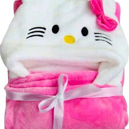Pink, White Free Size Bath Robe-image-51