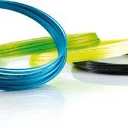 Badminton Bat (Racket) Strings 0.77mm 10mt gz18 Multi Random Color 0.77 Badminton String - 10 m-17