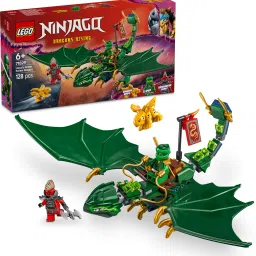 NINJAGO Lloyds Green Forest Dragon Toy 71829 (128 Blocks)-27