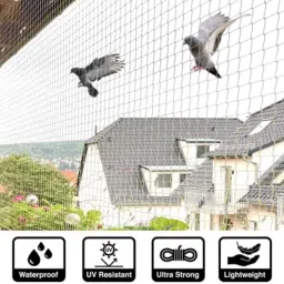 pashchayate 6*10 Heavy duty bird net for balcony & garden Insect Net image 2
