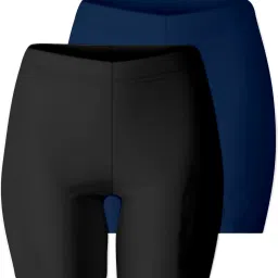 Solid Men Black, Blue Tights-image-17
