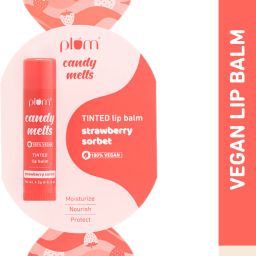 Candy Melts Strawberry Sorbet Tinted Lip Balm | Hydrates Dry & Chapped Lips Strawberry Sorbet-25