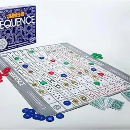 perkscorner Board Game | Make 5 in a Series Card Game | Board Game for All Ages,Multicolor Board Game Accessories image 5