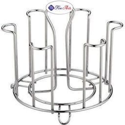 Stainless Steel Free Standing Glass Holder Stainless Steel Glass Holder-image-3