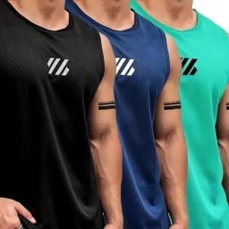 Pack of 3 Men's Vest Men Vest-image-13