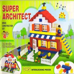 Super Architect Construction Set for Kids to Create Their OWN Home 345 PSC-20