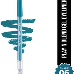Play n Blend Gel Eyeliner | Highly Pigmented | Matte & Shimmer Finish Eyeliner 1.5 g-5