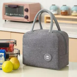 Portable Tiffin Travel Insulate Lunch Bag Aluminum Foil Inner Cover Reusable Waterproof Lunch Bag-image-21