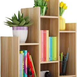 UNIBK0075 Engineered Wood Open Book Shelf-image-90