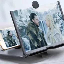 Gribbtor 12 inch 3 times 3D magnifier fresnel mirror HD Screen Expander Phone-image-24
