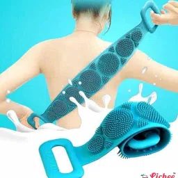Silicone Bath Body Brush,Exfoliating Long Body Back Scrubber for Shower h Soft Bristles for Men and Women, Improves Blood Circulation, Skin Health-image-45