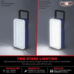 firstlike Portable 36 High-Bright LED With Android Charging Support Rechargeable 6 hrs Lantern Emergency Light image 5