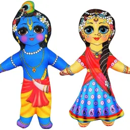 Radha Krishna Soft and Plush Washable Toy- 7.5 inch-30