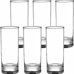 (Pack of 6) High Ball Tumbler Long Drink Glass for Drinking Water, Beer, Soda, Fresh Juice,Cocktail Long Drink Glass Glass Set Water/Juice Glass-image-47