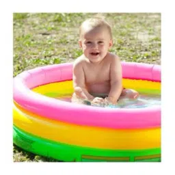 Inflatable (IND*95) Kids 4 Feet Swimming Water Pool, With Free Pump Inflatable Swimming Pool-20