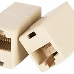RuhZa Female to Female Coupler ethernet Network Connector (Pack of 10) Lan Adapter-10