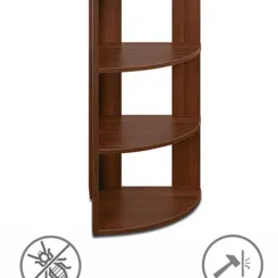 delite kom Joy Engineered Wood Open Book Shelf image 3