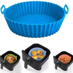 Air Fryer Reusable Silicone Pot, Non-Stick Silicone Airfryer Tray MULTI-COLOR 1 Air Fryer-picture-19