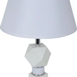 White Wooden Lamp White Wooden, Metal Table Lantern-17