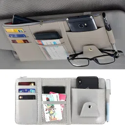 Car Sun Visor Organizer Car Multi Pocket-image-17