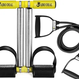 Fitness Combo Double Spring Tummy Trimmer With Heavy Toning Tube for Workout Ab Exerciser-9