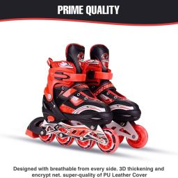 Adjustable Skating Shoes - Age 12-18 Years In-line Skates - Size 6-9 UK-image-72