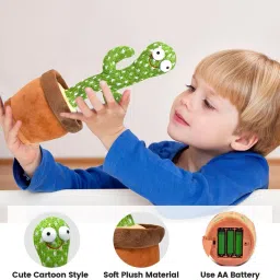 Dancing Talking Cactus Plush Toy, Wriggle, Singing, Repeats What You Say-746-image-64