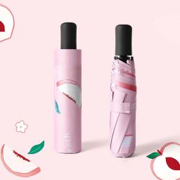 3 Fold Fruit Manual Sun & Rain Umbrella-image-10