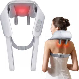 sellastic Neck and Back Massager with Kneading Cervical Deep Tissue Body Pain Massage Premium Massager-image-70