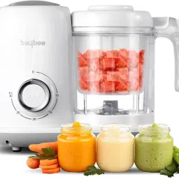 4-in-1 Electric Baby Food Processor for Baby Food Maker with Steamer, & Grinder - 1 Slots-21