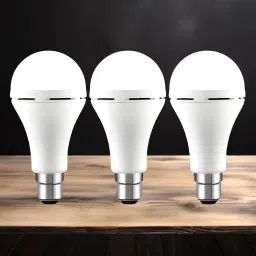 Emergency 12W Inverter LED Bulb with 2000mAh Rechargeable Battery Pack of 3 A298 4 hrs Bulb Emergency Light-13